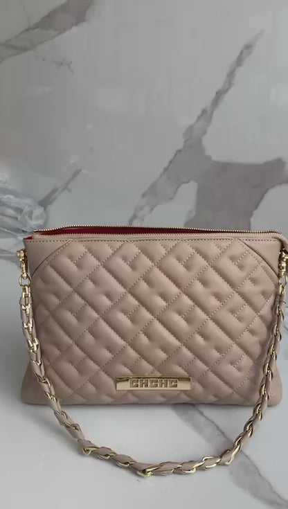 HANDBANG CH ALCOLCHADO BEIGE